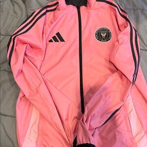 Inter Miami Adidas Pink and Black reversible Jacket
